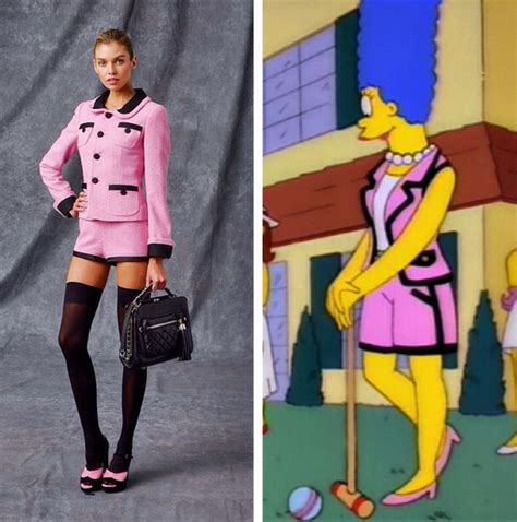 marge simpson chanel suit